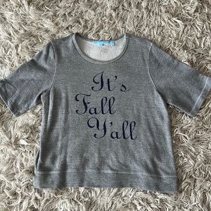 Draper James “It’s Fall Y’all” Short-Sleeved Sweatshirt